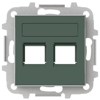 Tapa con persiana 2 soportes RJ45 Niessen 8518.2 CMserie SkyComodoro