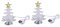DOITOOL Weihnachtsbaum Tischlampe LED Dekorative Nachttischlampe Kreative Desktop Lampe Für Schlafzimmer Und Wohnbereich