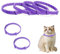 4er-Pack Beruhigendes Halsband für Katzen, Langanhaltende Beruhigungshalsbänder für Katzen Pheromone Katzen Beruhigende Halsbänder Anti-Stress und Entspannungsmittel Verstellbar (Set A)