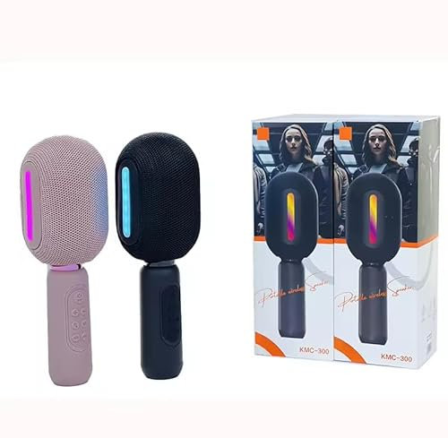 Generico MICROFONO BLUETOOTH PROFESSIONALE CON CASSA INTEGRATA RGB EFFETTO MODIFICA VOCE