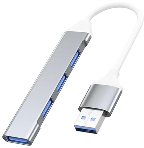 Namvo USB-Hub 3.0, 4-Port, USB, ultradünn, Daten-Hub, USB-Splitter, Erweiterungs-Hub, USB-Dock-Adapter für Tastatur, Maus, Flash-Laufwerk, Drucker, mehrere USB-Kabel, USB (USB-Hub – 4-Port)