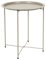 HOME DECO FACTORY, HDO0052, Modell Sienna Beige, Tisch, Beistelltisch, Möbel, Gartenmöbel, Tisch für den Außenbereich, 47 x 50 x 47 cm, zum Zusammenbauen, Beige