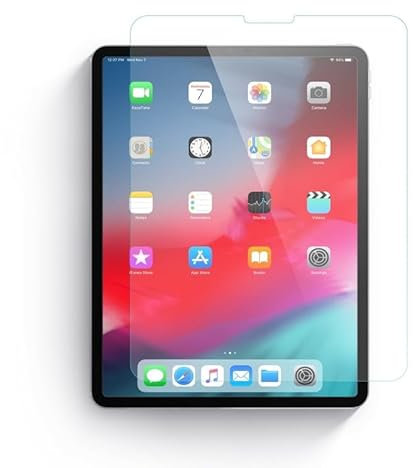 JCPal iClara – Vetro Protettivo compatibile con iPad Air 13” M2 2024 – Antigraffio 9H, Antiriflesso e resistente alle impronte digitali