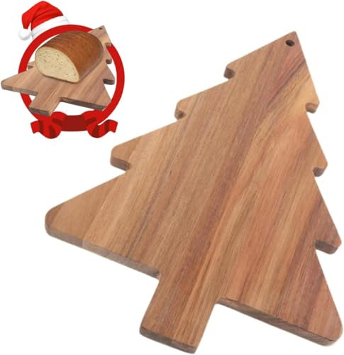 Baoblaze Assiette Noel Sapin de Noël, Vaisselle de Noel Assiettes Noel Vaisselle Noel, Assiettes de Noel Plateau Bois, Plateau de Service Plateau en Bois
