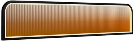 Bunte Glastisch-Trennwände für Restaurant, Dekoration, Farbverlauf, gestreiftes Design, erhöhter Gang, Arbeitsplatte, Schreibtisch-Trennwand, ideal für Essbereiche, 30 cm / 49,8 cm niedriger Zaun