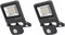 Ledvance LED Fluter, Leuchte für Außenanwendungen, Warmweiß, Integrierter Tageslicht- und Bewegungssensor, Endura Flood Sensor, Dunkelgrau (Packung mit 2)