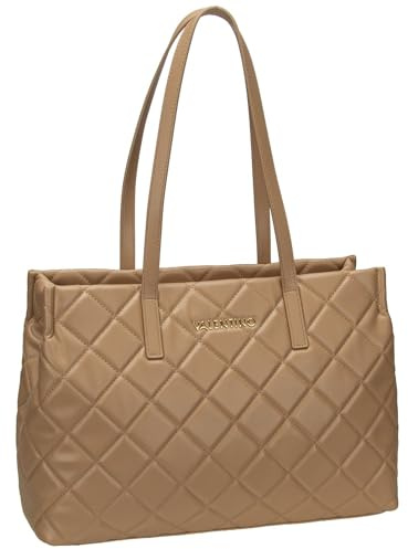 Valentino sac shopper sac à épaule pour ordinateur portable Ocarina Shopping Bag Beige