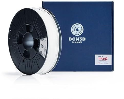 Filament für 3D-Drucker, PLA, 2,85 mm, Weiß, 2500 g BCN3D