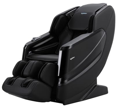 ByteTecpeak Schwerelosigkeits-Massagesessel für Ganzkörpermassage, elektrischer Massagesessel mit Wärmefunktion (Schwarz)