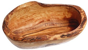 Naturally Med - Olive Wood Rustic Bowl - 5.5 inch