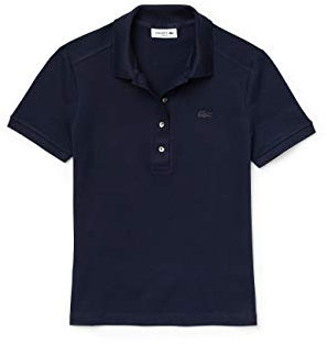 Lacoste Polo Slim Fit Femme , Marine, 34