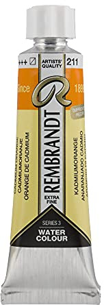 Rembrandt Watercolour Tube 10 ml Cadmium orange 211 (05012110)