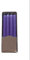Candele cilindriche colore pieno Ø 1,9 cm 12 pezzi - Viola