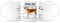 Merchandise for Fans Großer Becher/Jumbo Tasse weiß 450ml - Alternative Anatomie Akita Inu