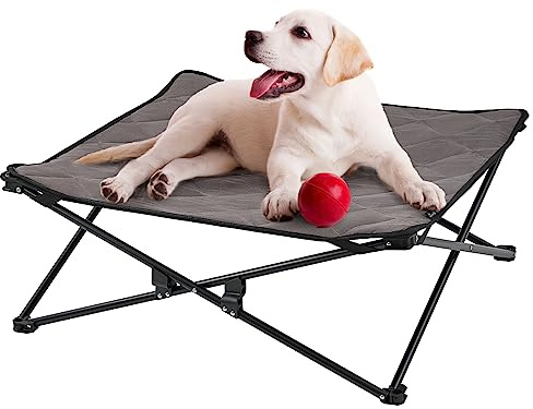 KingCamp Erhöhtes Hundebett, kühlend, Haustierbett, Matte für Katzen, tragbar, erhöhtes Haustierbett