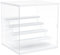 Nynelly 5 Niveaux Vitrine Acrylique Transparent pour Collection Pop Figurine , Boîte de Présentoir d'affichage Rangement Anti-Poussière pour Jouet Mini Figurines,Blanc,31.7X 29.7X 32.6cm