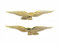 ANQNSS TYPSHOP Autoadesivo dell'aquila Impermeabile della Bici della Motocicletta 3D Moto Guzzi Italia Bandiera Decalcomanie 2 Colore Autoadesivo d'Argento dell'oro (Color : 4)