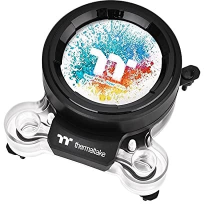 Thermaltake Pacific MX2 Ultra CPU Waterblock | PC-Wasserkühlung | Prozessor-Kühler | 2,1-LCD-Display | LGA1700 kompatibel | Temperatursensor | Gif-Dateien