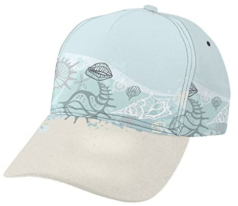 通用 Black Cherries with Golden Tails Pattern Baseball Caps Adjustable Baseball Hat Washed Dad Hat for Summer