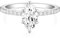 TIGRADE Bague de fiançailles pour femme avec zircone cubique taille marquise 2 carats Taille 4-11, Métal, Zircone cubique
