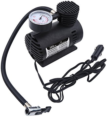 Luftkompressor-Reifenfüller, tragbare Luftpumpe, Mini-Luftkompressor, elektrische Reifenfüllpumpe, 12-Volt-Auto, 300 PSI Luftpumpe für Fahrräder, Motorräder, Autos