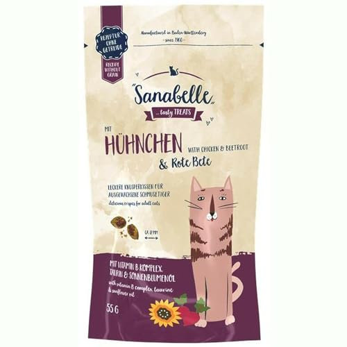 Sanabelle Knusperkissen Huhn & Rote Beete 55 g