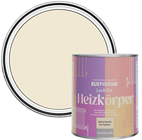 Rust-Oleum Beige Heat Resistant Radiator Paint in Satin Finish - Quarry Lime 750ml