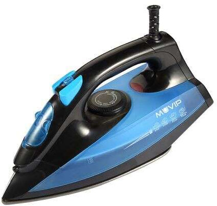 Muvip Plancha de Ropa con Vapor 1600W - Suela de Ceramica - Deposito de 140ml - Control de Temperatura - Cable 1.8m