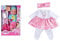 Simba 105010964 - Laura Hungry, Weichkörperpuppe & 105400002 - Laura Glitzersternchenset, Kleid mit glitzerndem Rock, Stirnband und Strumpfhose für 38cm Puppen, Babypuppen Zubehör, 3 Teile, ab 3 Jahre
