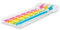 Intex 18-Pocket Fashion Mats - Luftmatratzte - 188 x 71 cm (1 x Regenbogenfarben)