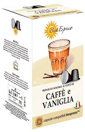 x48 Capsules Café Vanille Compatibles avec Nespresso®