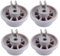 SmartSavor 165314 Fit for Bosch Dishwasher Wheels Lower Rack Replace 420198 AP2802428 PS3439123 423232 EAP3439123 PS8697067 Dishwasher Wheels Replaces Dish Rack 4-Pack
