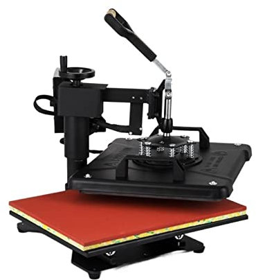 ZHELLY Wärmeübertragungsmaschine, Double Display 5 in 1 Auszugsdrehdruckmaschine, Sublimationsdrucker/Übertragungsmaschine for Becher/Kappe/T-Shirt/Flasche Erhitzt Sich schnell und verteilt die Wä