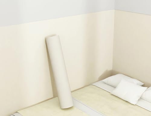 Hessian Insulated Stick and Peel Wallpaper, 5mm Thick Linen Living Room Self-adhesive Wallpaper, for Bed Room Living Hotel Decoration, Thermal Wallpaper for Cold Walls, Easy to Install ( Color : Beige