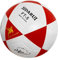 kesurpae Fußball der Größe 5 für Erwachsene mit außergewöhnlicher Luftspeicherung. PVC Standard Trainingsfußball, weiß Rot
