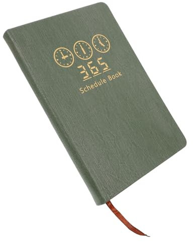 NAMOARLY Planerbuch Notizbuch Tagesplaner Monatsplaner Schreibheft Für Schule Büro Zuhause Tragbar