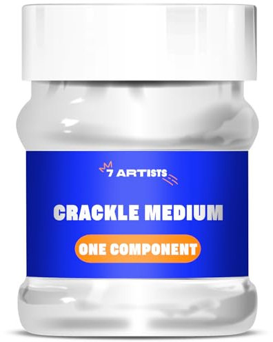 7 Artists Crackle Medium per Colori Acrilici 230 ml Vernice Craquele | Crackle Medium Acrilico | Vernice Screpolante | Vernice Effetto Screpolante | Vernice Crackle | Cracle Vernice