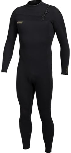 O'Neill 2025 Männer O'Riginal RG8 Natural Rubber 4/3mm Brustreißverschluss Neoprenanzug 5633 - Black