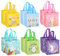 Zaxiva 12 bolsas Pascua con asas, reutilizables, perfectas para huevos de Pascua, ideales para regalos y decoración de fiestas, cesta para huevos de Pascua, bolsa Pascua para niños