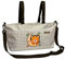 KissyMino - Bolso Carro Bebé Cuadros Vichy Pequeño, Organizador Silla de Paseo Unisex, Bolsa Carrito Maternidad, Pañalera con Cinta para Colgar, Tela Oxford Resistente (Verde y Blanco)