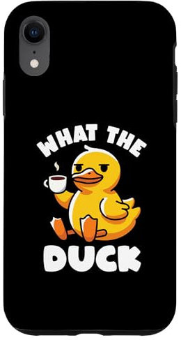 What The Duck Owner I Love Ducks Lover Funny Rubber Duck Case for iPhone XR