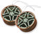 VmG-Store 2er Set Lufterfrischer Duftbaum Tuning fürs Auto Duftspender Air Freshener Duft lustiger Anhänger Design (122 Wheel6)