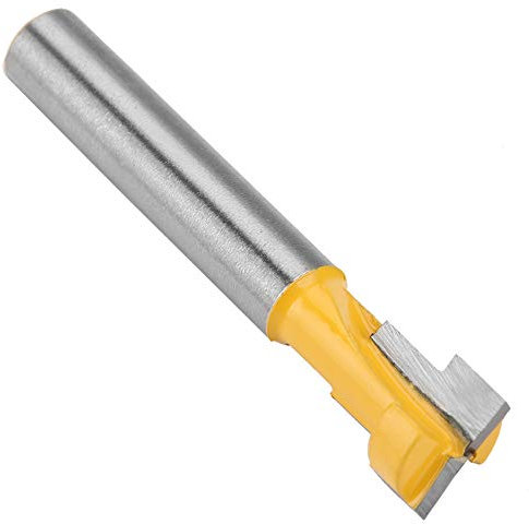 3 / 8 T Slot Schlüssel Loch Router Bit 1 / 4 Schaft Holz Bearbeitung Schlüssel Lochs Ch Neider Genaues Glattes Schneiden MDF Massivholz Spanplatten Sperrholz