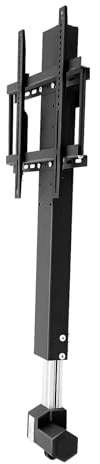 Support TV motorisé réglable en hauteur pour TV 26-57, capacité de charge 50 kg, système de levage TV, plage de réglage 98-168 cm, commande intelligente