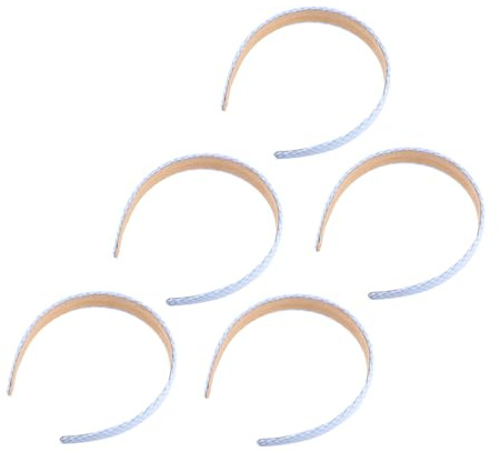 INOOMP 5 Stück Karierte Modische Haarreifen für Frauen und Mädchen Flexible Stirnbänder mit Festem Halt zum Wandern und Laufen Stylischer Haarschmuck