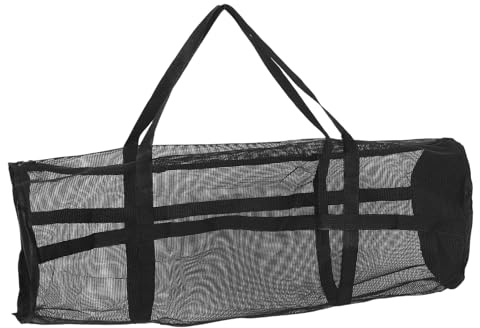 LIFKOME Large Capacity PVC Mesh Sports Duffle Bag Gym Equipment Storage for Basketball Soccer Yoga Training Outdoor Fitness Versatile Travel Organizer for Men Women