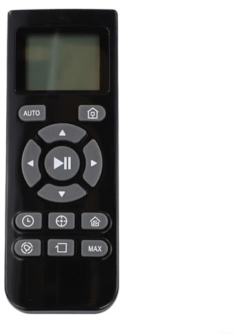 GANCEI Tv Remote For BG600 MAX/BG750/R500/R550/R650/R3500 Robot Vacuum Cleaner, Black