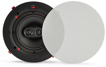 Q ACOUSTICS Easyfit QI 65CWE IPX4 rated In-Ceiling Install Speaker - 6.5 inch Driver - 19mm Tweeter - Stereo (Single) (1)