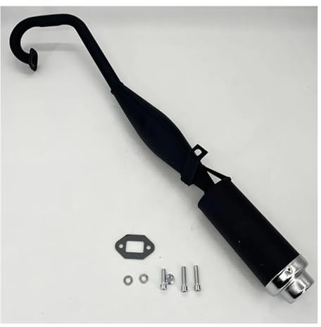 Pot d'échappement Silencieux D'échappement pour Moto 2 Temps, pour Moteur pour 43cc, 47cc, 49cc, Quad, Dirt Bike, Pocket Bike, Quad, Scooter