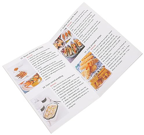 Healeved Libro Ricette Friggitrice ad Aria Pratico e Leggero in Carta Ricette Facili per Cucina Quotidiana e Accessori per Friggitrice ad Aria